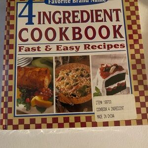 4 Ingredient Cookbook - Fast & Easy Recipes